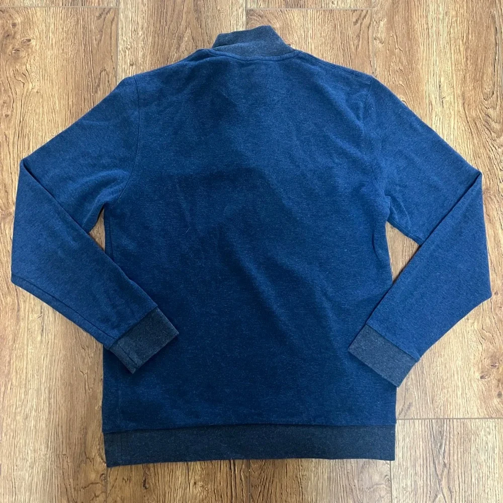 Ted Baker London Blue Quarter Zip Pullover Sweater Mens Size 4 Medium 1/4‎ Zip